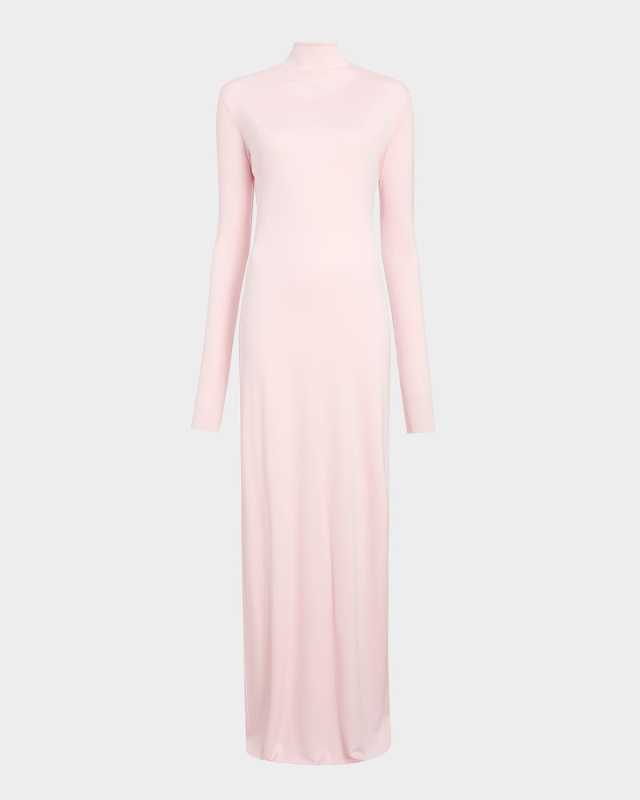 Norla Turtleneck Long-Sleeve Maxi Dress